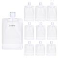 ASEVAT 9pack Leak Proof Empty Squeeze Pouches Refillable Travel Size Containers liquid travel pouches for Travel TSA Approved Travel Pouches for Toiletries for Lotion