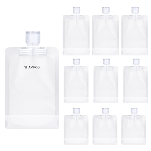 ASEVAT 9pack Leak Proof Empty Squeeze Pouches Refillable Travel Size Containers liquid travel pouches for Travel TSA Approved Travel Pouches for Toiletries for Lotion